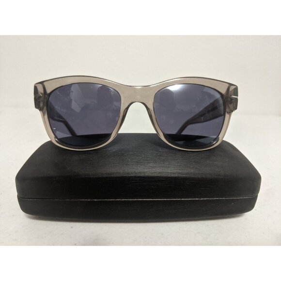 Fossil FW17 Square Sunglasses Gray Crystal Frame Gray Gradient Lens Authentic - Picture 1 of 12